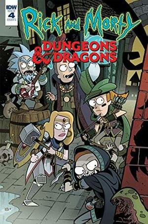 Rick and Morty vs. Dungeons & Dragons #4 by Patrick Rothfuss, Troy Little, Jim Zub