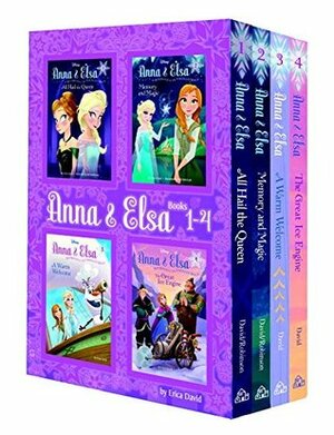 Disney Frozen: Anna & Elsa, Books #1-4 by The Walt Disney Company, Erica David