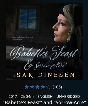 Babette's Feast by Isak Dinesen