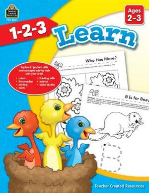 1-2-3 Learn Ages 2-3 by Mara Guckian