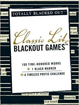 Classic Lit Blackout Games by Adams Media