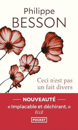 Ceci n'est pas un fait divers by Philippe Besson, Philippe Besson