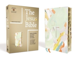 The Jesus Bible, ESV Edition, Leathersoft, Multi-Color/Teal, Indexed by The Zondervan Corporation