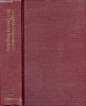 Longman Dictionary of 20th Century Biography by Elizabeth Martin, Asa Briggs, Alan Isaacs