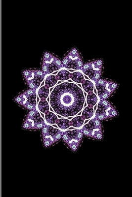 Mandala Yoga Mantra Goodvibes: Sacred Fractal Purple Geometric Circle Art by Better Me