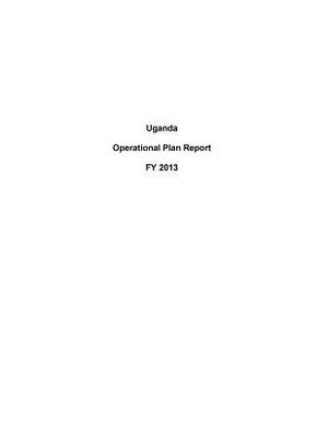 Uganda Operational Plan Report FY 2013 by United States Department of State