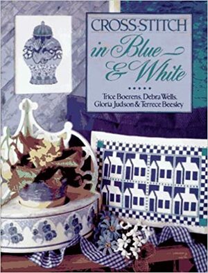 Cross-Stitch in Blue and White by Trice Boerens