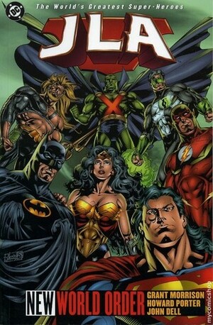 JLA, Vol. 1: New World Order by Howard Porter, Grant Morrison, John Dell