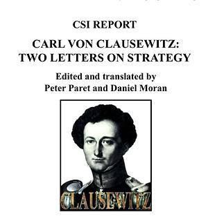 TWO LETTERS ON STRATEGY  by Carl von Clausewitz