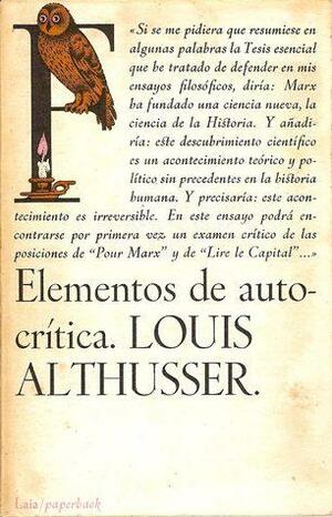 Elementos de autocrítica by Louis Althusser