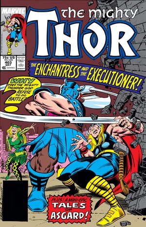 Thor (1966-1996) #403 by Tom DeFalco, Ron Frenz