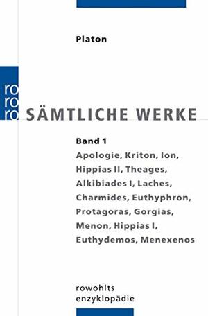 Platon: Sämtliche Werke - Band 1 by Plato, Plato, Ursula Wolf