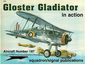 Gloster Gladiator in Action - Aircraft Number 187 by W.A. Harrison