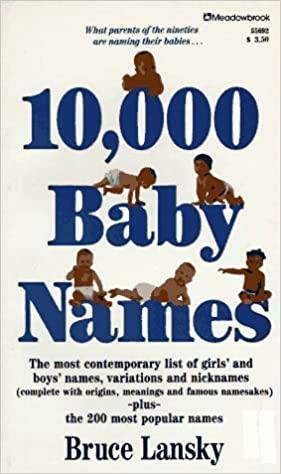 10,000 Baby Names by Bruce Lansky
