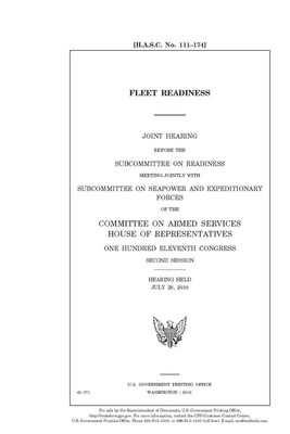 Fleet readiness by United S. Congress, United States House of Representatives, House Committee on Armed Servic (house)