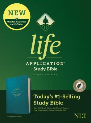 NLT Life Application Study Bible, Third Edition (Leatherlike, Teal Blue, Indexed) by 