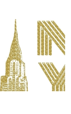 ICONIC Gold Chrysler Building sir Michael Drawing Journal by Michael Huhn