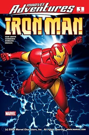 Marvel Adventures Iron Man (2007-2008) #1 by Tommy Edwards, Rafa Sandoval, Francis Tsai, James Cordeiro, Scott Koblish, Skottie Young, Graham Nolan, Gary Erskine, Marte Gracia, Marte Garcia, Michael Golden, Fred Van Lente, Ronan Cliquet, Victor Olazaba