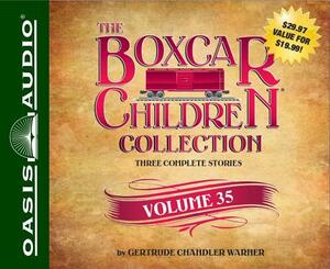 The Boxcar Children Collection Volume 35 (Library Edition): The Sword of the Silver Knight, the Game Store Mystery, the Mystery of the Orphan Train by Gertrude Chandler Warner