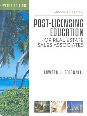 Post-Licensing Education for Real Estate Sales Associates by Edward O'Donnell