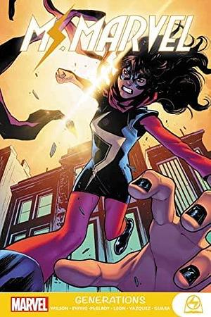 Ms. Marvel: Generations by Clint McElroy, Eve L. Ewing, Joey Vazquez, Ig Guara, G. Willow Wilson, Paolo Villanelli, Nico Leon