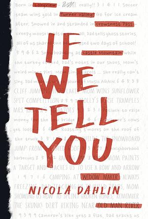 If We Tell You by Nicola Dahlin