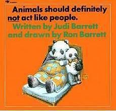 Animals Should Definitely Not Act Like People [With Cassette] by Judi Barrett