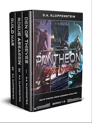 Pantheon: Rogue System- a complete LitRPG fantasy trilogy  by S.A. Klopfenstein