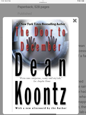 Door to December by Richard Paige, Richard Paige, Dean Koontz