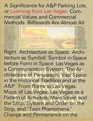 Learning from Las Vegas, facsimile edition by Denise Scott Brown, Robert Venturi, Robert Venturi, Steven Izenour