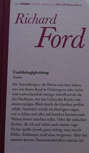 Unabhängigkeitstag: Roman by Richard Ford