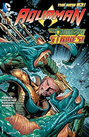 Aquaman (2011-) #33 by Sean Parsons, Paul Pelletier, Jeff Parker, Rain Beredo