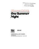 One Summer Night by Eleanor Schick