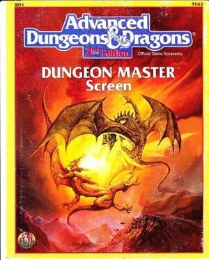 Advanced Dungeons & Dragons: Dungeon Master Screen, Ref 1, No. 9263, 2nd Edition by Steve Winter