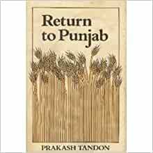 Return to Punjab by Prakash Tandon