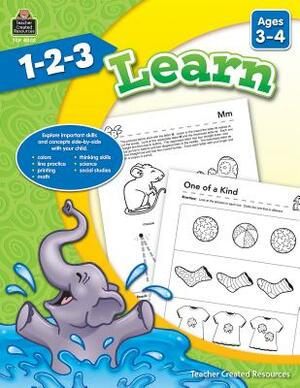 1-2-3 Learn Ages 3-4 by Mara Guckian