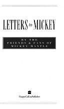 Letters to Mickey by Mickey Mantle