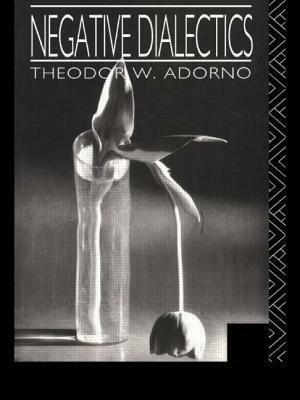 Negative Dialectics by Theodor W. Adorno