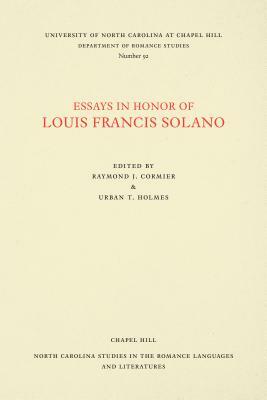 Essays in Honor of Louis Francis Solano by 