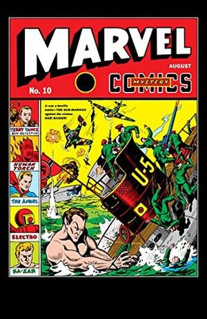 Marvel Mystery Comics (1939-1949) #10 by Ed Robbins, Steve Dahlman, Al Anders, Gene Marrin, Ben Thompson, Carl Burgos, Beach Allen, Alex Schomburg, Ray Gill, Paul Gustavson, Bob Oksner, John Compton, Bill Everett