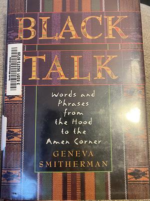 Black Talk by Geneva Smitherman