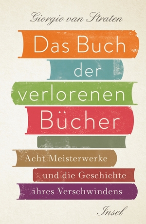 Das Buch der verlorenen Bücher: Acht Meisterwerke und die Geschichte ihres Verschwindens by Giorgio van Straten