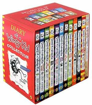 Diary of a Wimpy Kid Box of Books (1-12) by Jeff Kinney