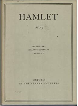 Hamlet: 1st Quarto, 1603 by William Shakespeare