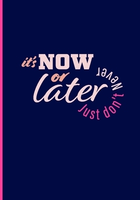 Now or Later Just Don't Never: 90 Day Chronic Pain Tracker/Diary by Journal in Time