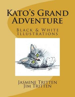 Kato's Grand Adventure (B&W Illustrations) by Jim Tritten, Jasmine Tritten LLC