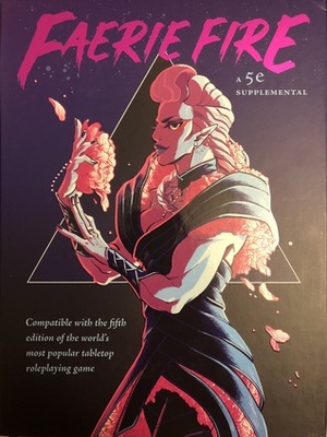 Faerie Fire, a 5e supplemental by Abby Howard, Alexa Sharpe, Hannako Lambert, Leira Zamirescu, Jemma Salume, Nina Matsumoto, Lindsay Ishihiro, Jade Feng Lee, Christina Stewart, Olivia Stephens, Malcolm Wilson, Shauna J. Grant, Brianne Drouhard, Gisele Weaver, Janice Liu, Tait Howard, Elemei, Daniella Zeman, Kory Bing, Yuko Ota, Dylan Meconis, Max Dlabick, Rachel Petrovicz, Kel McDonald, Shivana Sookdeo, Nilah Magruder, Carey Pietsch, Sfé R. Monster, Molly Nemecek, Tessa Joyce Riecken, Ale Gonzalez, Toni Zhang, Desirae Salmark, Kat Verhoeven, Leyla Mamedova, Papayaya, Little Corvus, Regina Legaspi, Keegan Kaya McGee, Morgan Shandro, Cat Farris, Amanda Lafrenais, Ashanti Fortson, Haley Boros, Monarobot, Jeph Jacques, Conley Presler, Amy T. Falcone, Vanessa Morales, Shannon Campbell, Priya Huq, Julie Benbassat, Jess Fink, Ron Chan, Nico Figueroa, Laura Verdin, Daisy Ein, Aspen Eyes, Sloane Leong, Christianne Gillenardo-Goudreau, Sam Kalensky, Becky Glendining, C. M. Ford, Elaine Chen, Ursula Decay, Jesse Turner, Guadalupe Aguilar, Ashe Samuels, Alina Pete, Kate Leth, Jaimonster, Dillon MacPherson, Renée Nault, Olivia F.