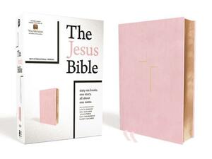 The Jesus Bible, NIV Edition, Leathersoft Over Board, Pink, Indexed, Comfort Print by The Zondervan Corporation