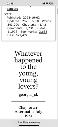 Whatever happened to the young young lovers by georgia.s.k