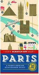 City Scratch-off Map: Paris: A Sight-Seeing Scavenger Hunt by Christina Henry de Tessan